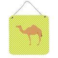 Micasa Arabian Camel Dromedary Green Wall or Door Hanging Prints6 x 6 in. MI225901